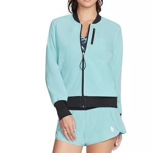 Women's Skechers® GOWALK™ Wear™ Palm Breeze Reversible‎ Bomber Jacket size XL